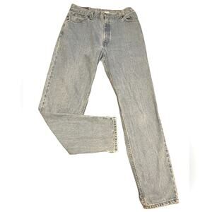 Vtg Levi's 550 Relaxed Fit Tapered Leg Made In The USA 14 Long Jeans